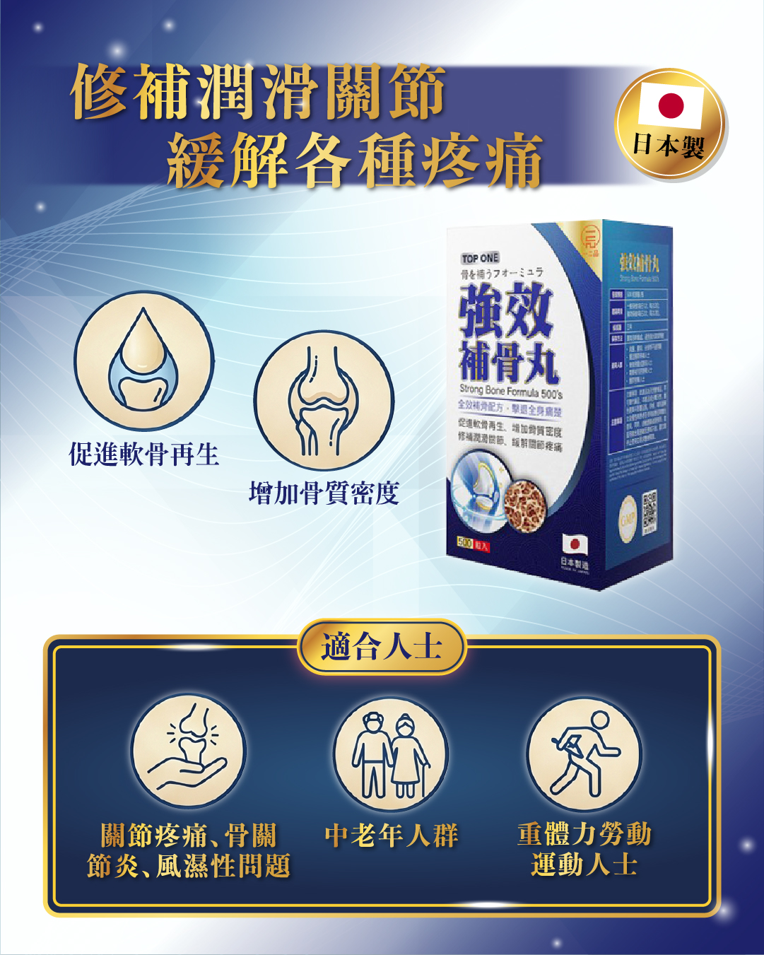 一品強效補骨丸500粒